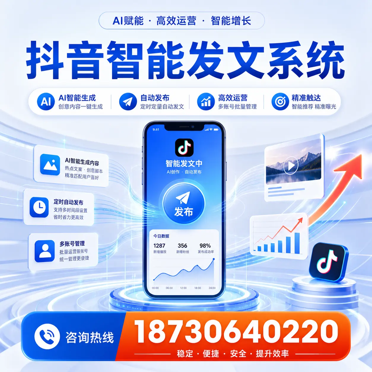 如何通过抖音智能发文系统提升 大兴安岭 企业的市场竞争力
